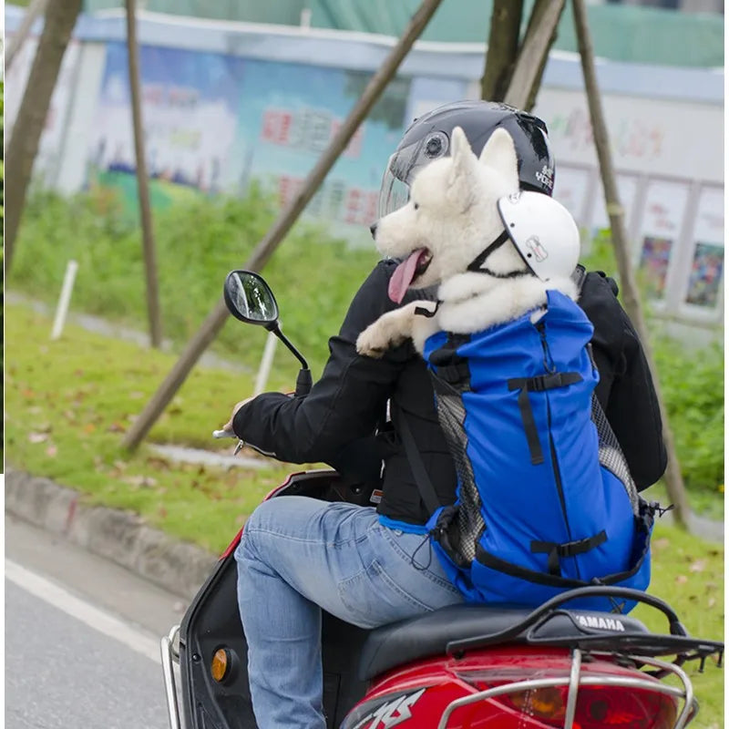Hiking Dog Backpack – Ventilated & Breathable Pet Carrier for Travel & Outdoor Adventures