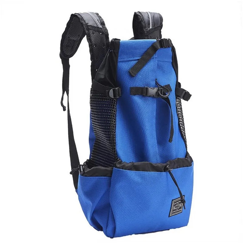 Hiking Dog Backpack – Ventilated, Breathable Pet Carrier for Travel, Bicycle, & Motorcycle