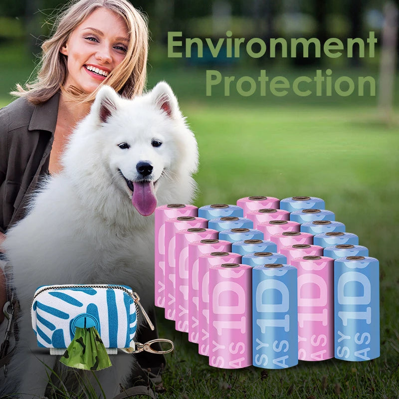 Biodegradable Dog Poop Bags with Dispenser – Eco-Friendly Pet Waste Bags