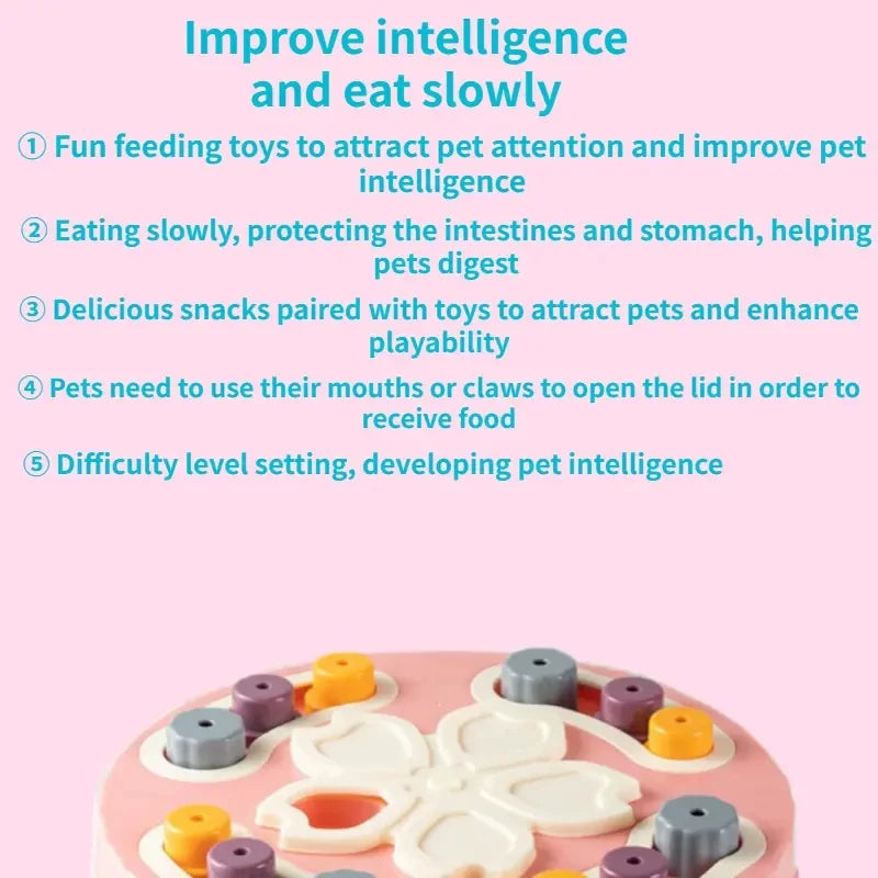 Interactive Dog Puzzle Toy - Slow Feeder & IQ Booster
