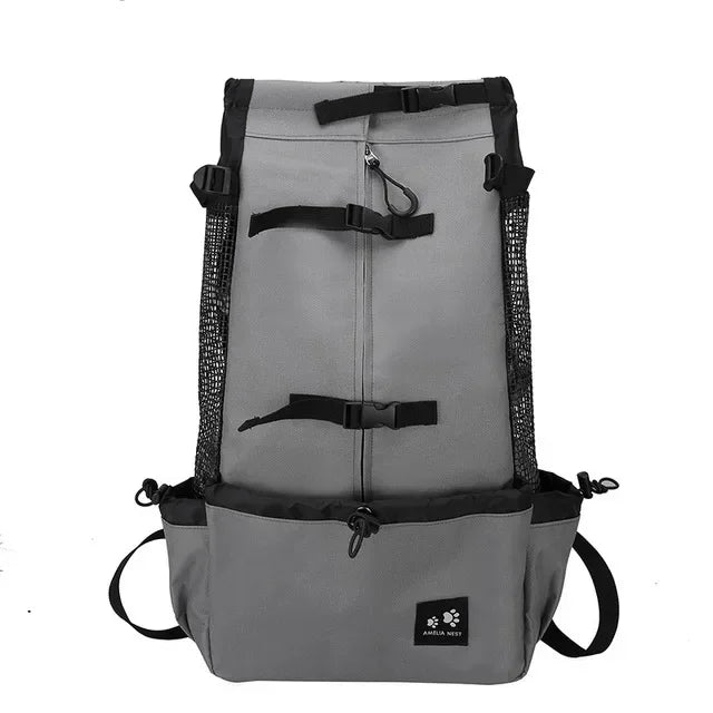 Breathable Dog Carrier Backpack – Reflective, Portable Pet Travel Bag for Cats & Small Dogs