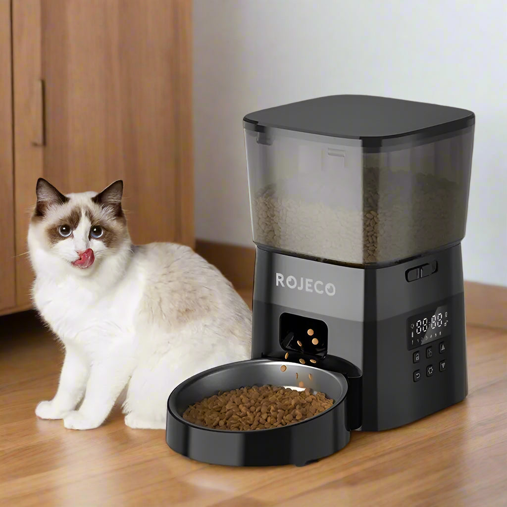 2L Automatic Pet Feeder with Portion Control & Anti-Jam Design