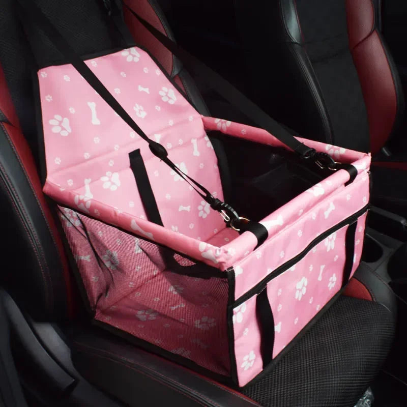 Portable Central Car Dog Seat Bed – Safe Travel Carrier for Small Pets
