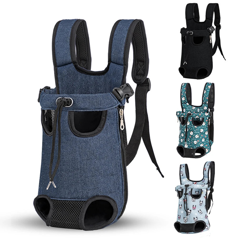 Camouflage Dog Backpack – Breathable, Adjustable Pet Carrier for Travel & Outdoor Adventures
