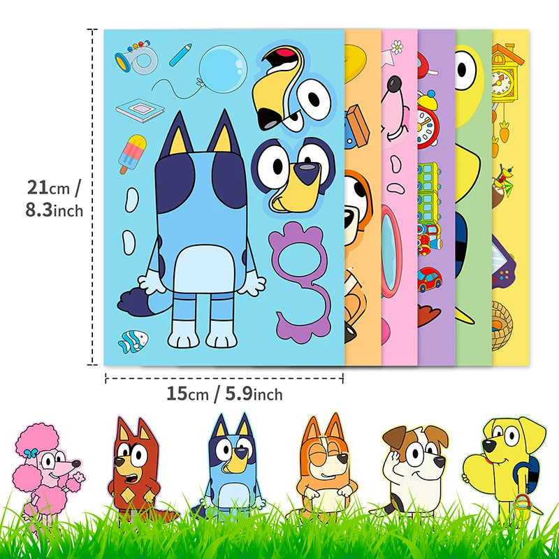 DIY Puzzle Stickers - Fun Educational Toy