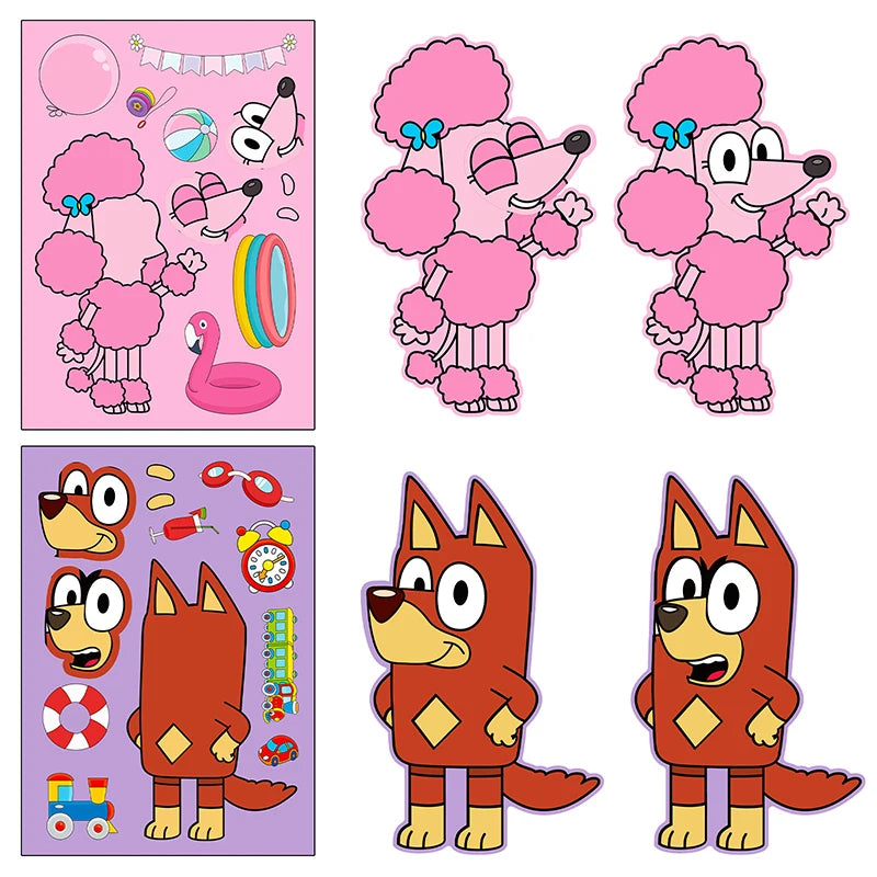 DIY Puzzle Stickers - Fun Educational Toy