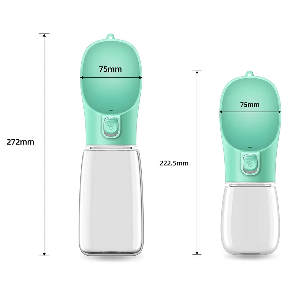 Portable Dog Water Bottle & Food Container – Outdoor Travel Drinking Bowls for Pets