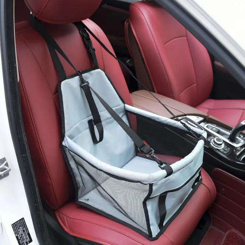 Portable Central Car Dog Seat Bed – Safe Travel Carrier for Small Pets