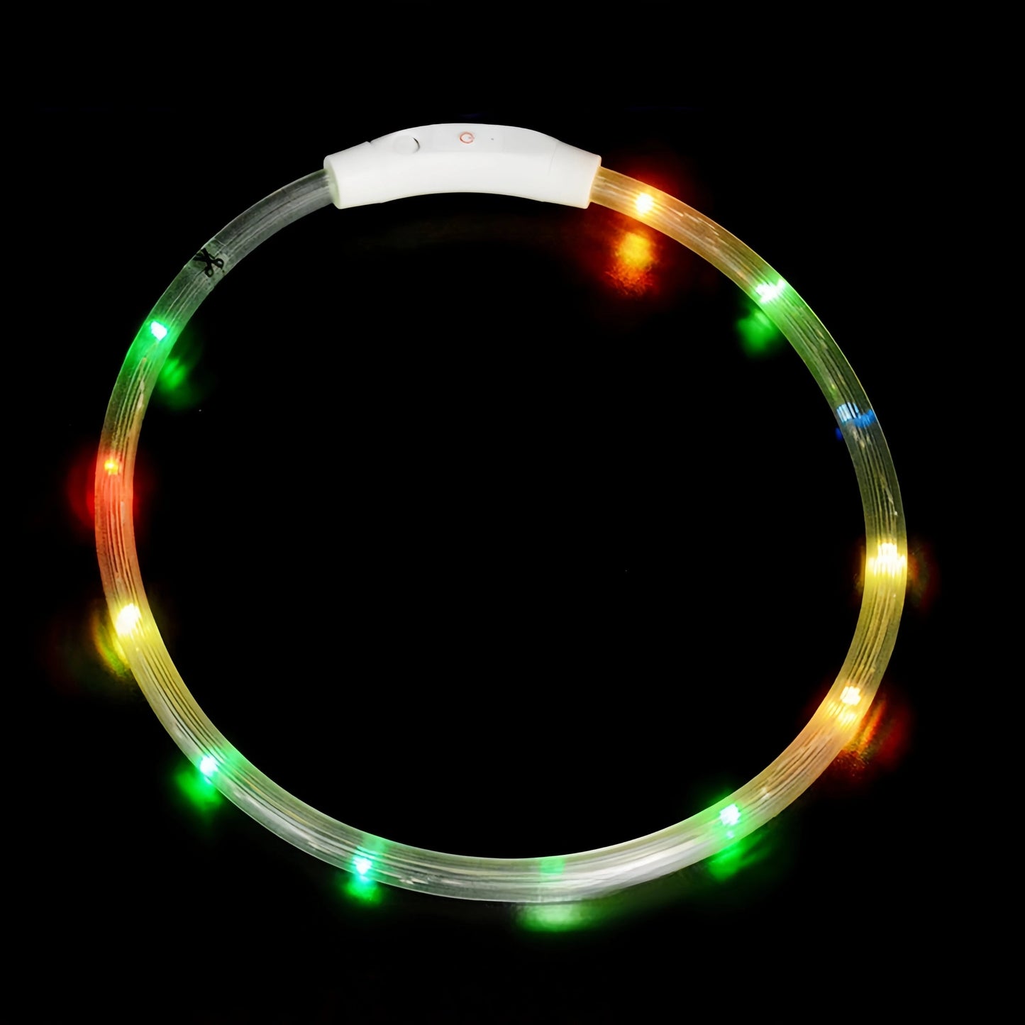 USB Rechargeable LED Dog Collar – Luminous Anti-Lost Pet Collar for Night Safety