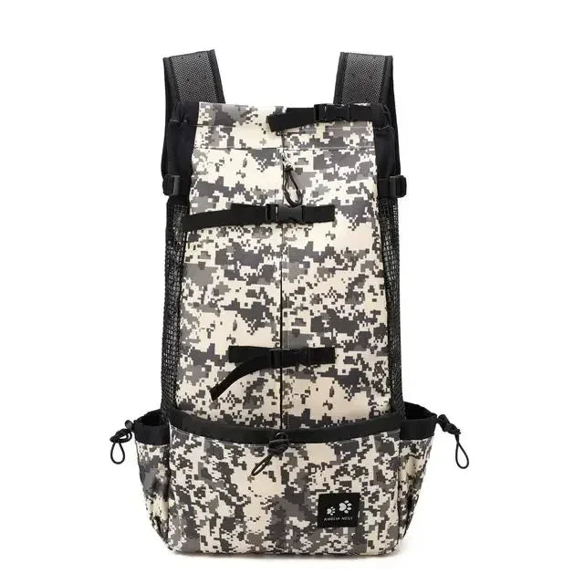 Breathable Dog Carrier Backpack – Reflective, Portable Pet Travel Bag for Cats & Small Dogs