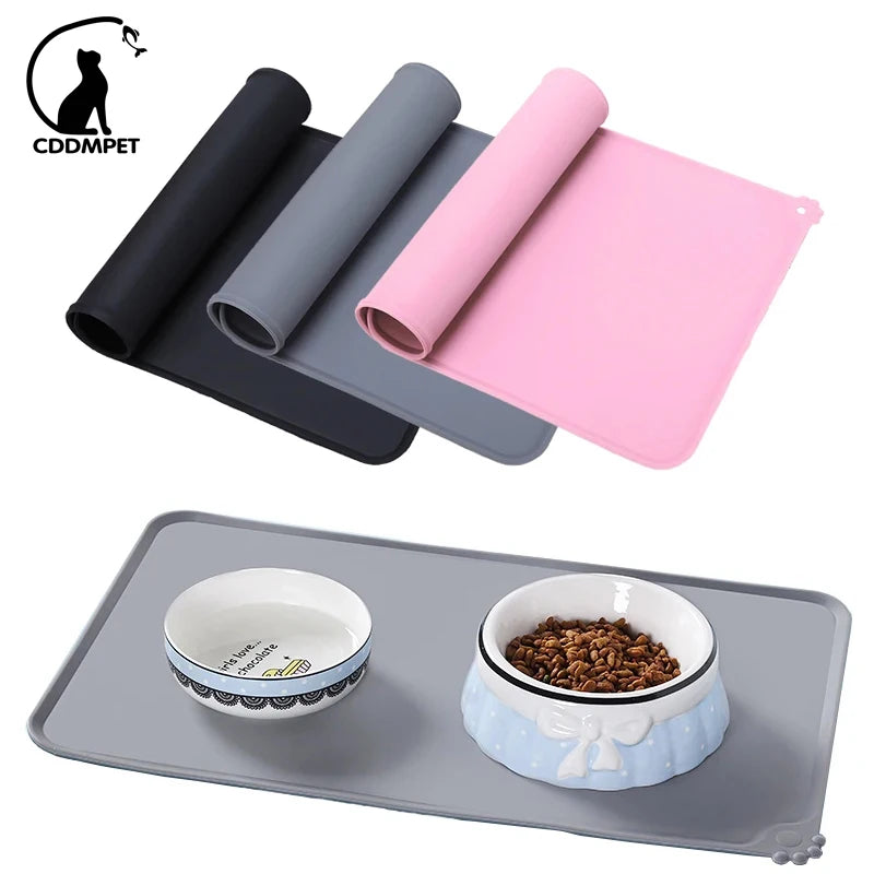 Silicone Non-Slip Pet Feeding Mat – Waterproof & Easy to Clean