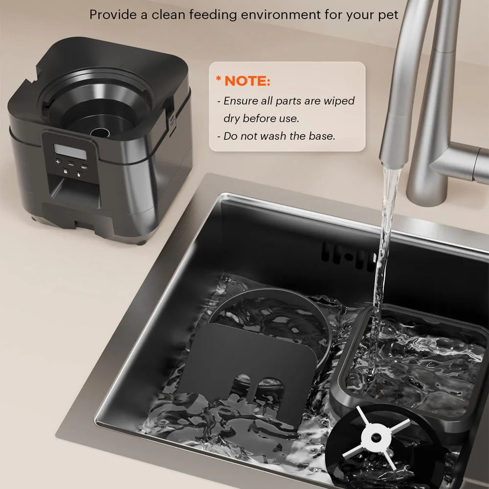 Smart Automatic Pet Feeder with Timed Meal Control and Spill Prevention