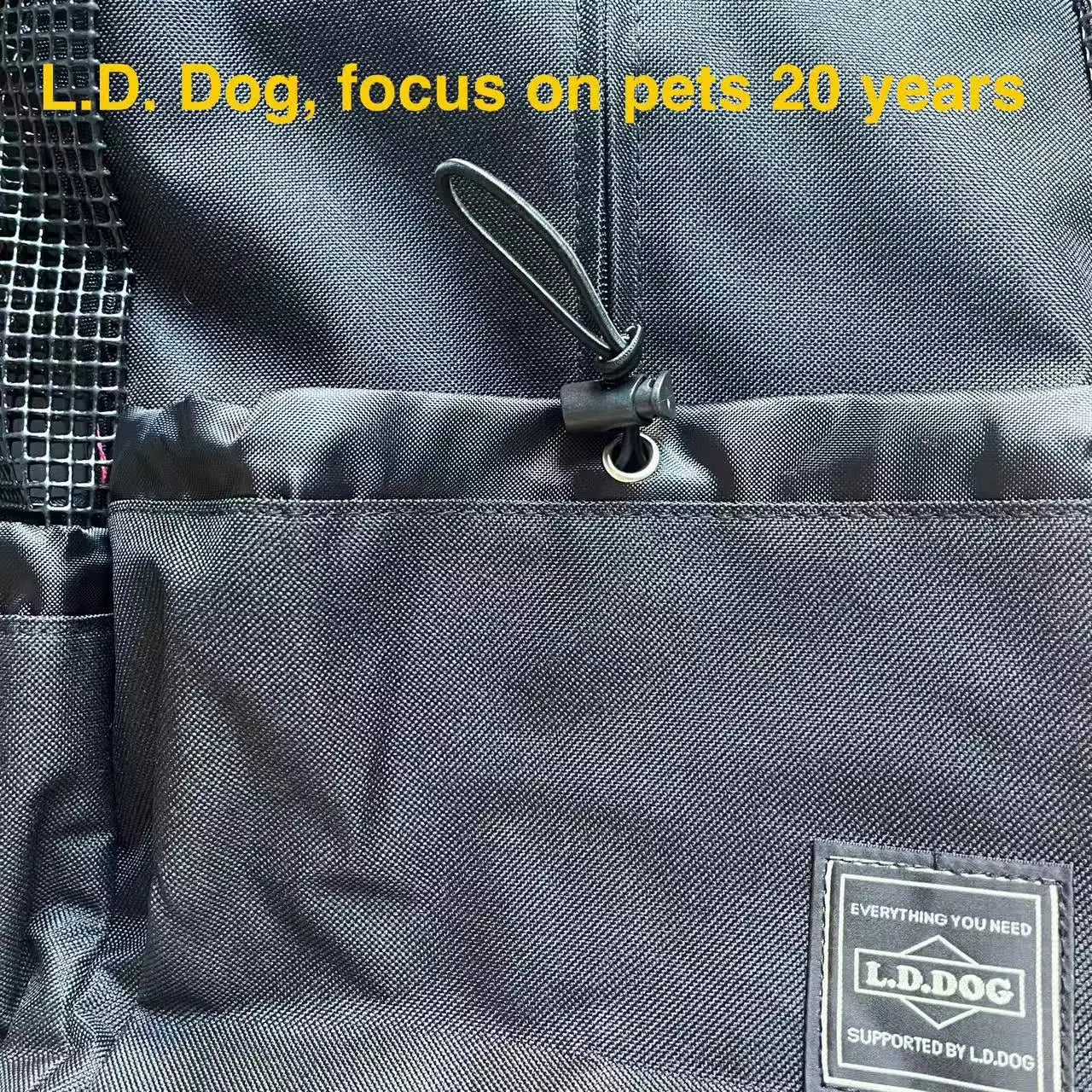 Hiking Dog Backpack – Ventilated, Breathable Pet Carrier for Travel, Bicycle, & Motorcycle