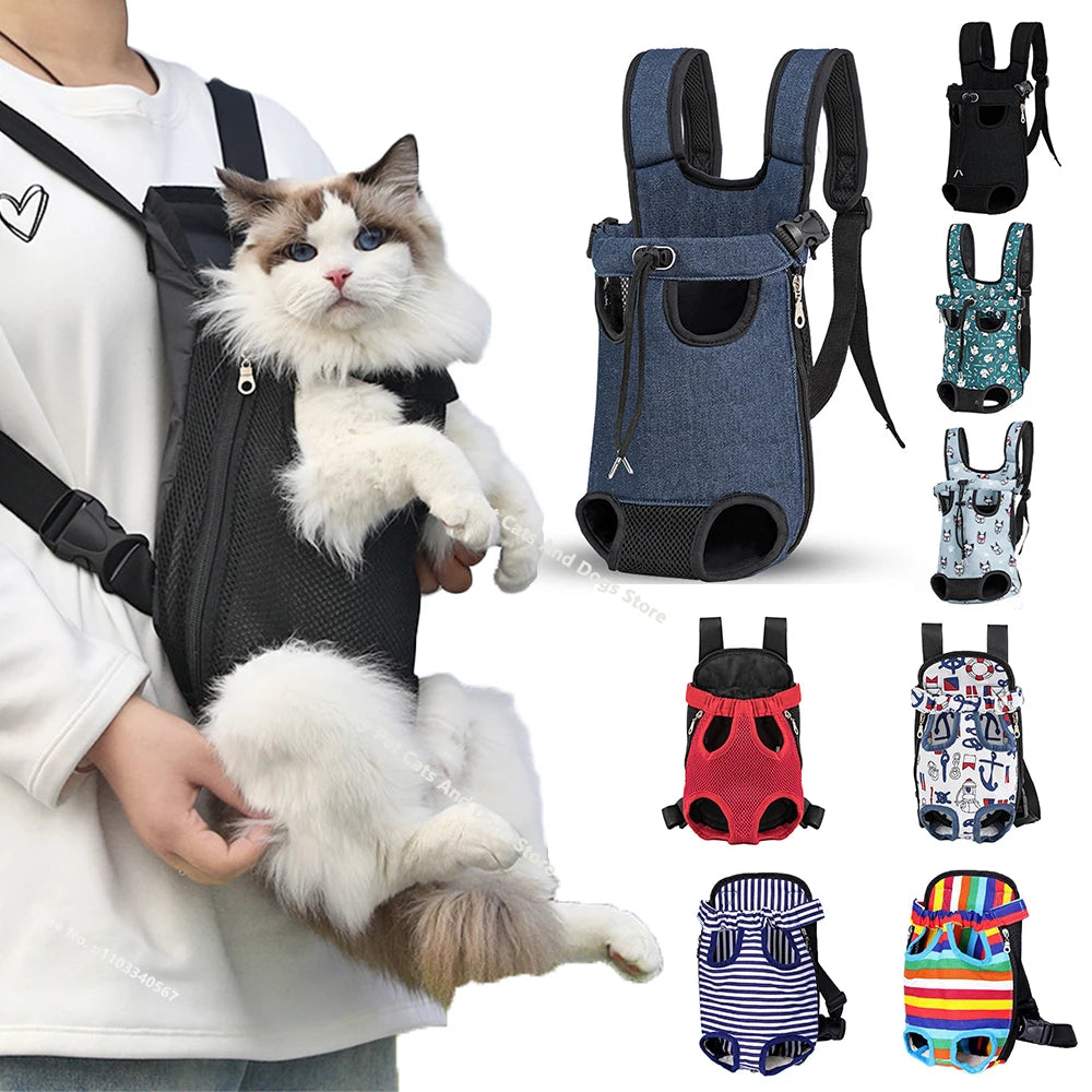 Camouflage Dog Backpack – Breathable, Adjustable Pet Carrier for Travel & Outdoor Adventures