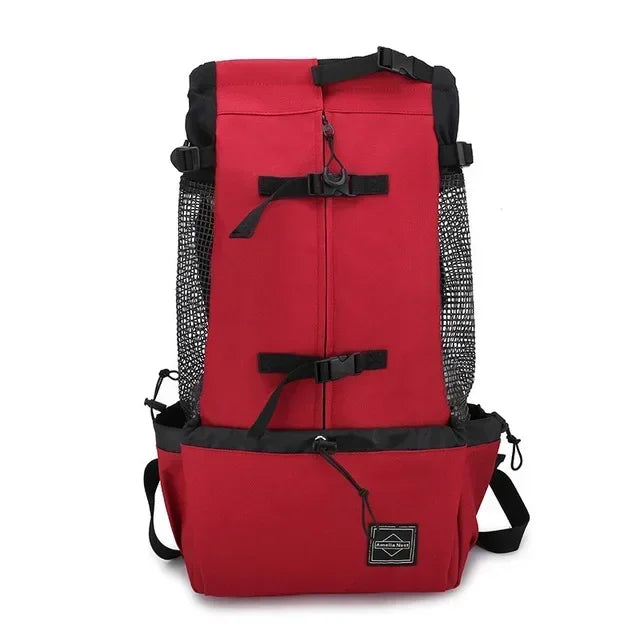 Breathable Dog Carrier Backpack – Reflective, Portable Pet Travel Bag for Cats & Small Dogs