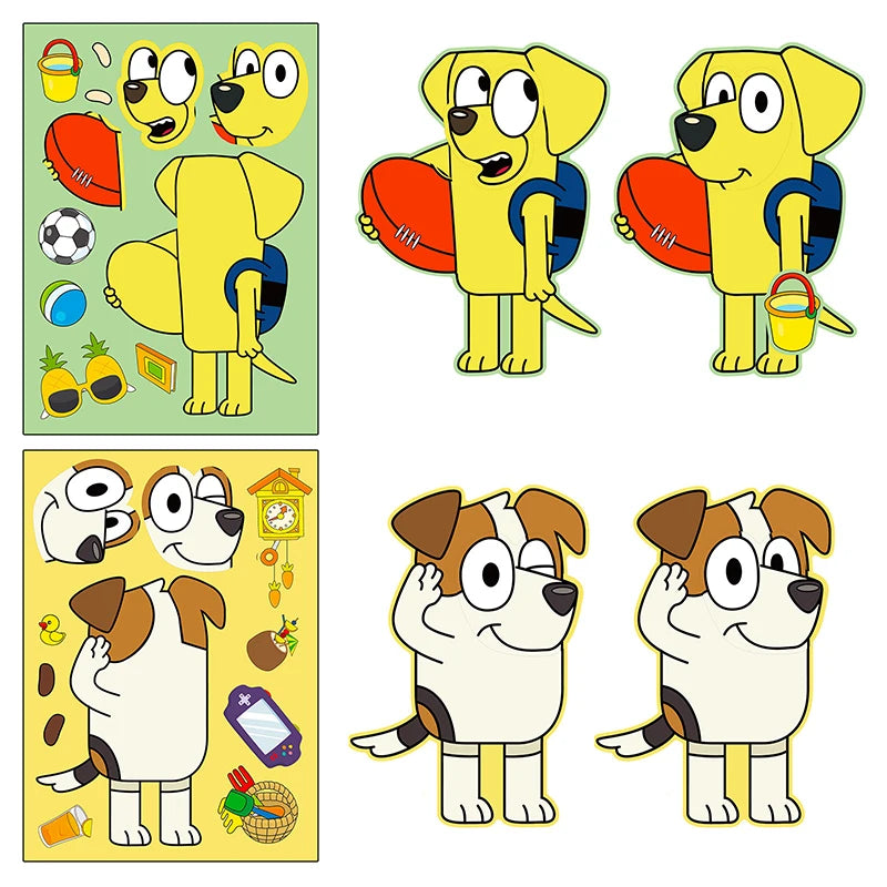 DIY Puzzle Stickers - Fun Educational Toy