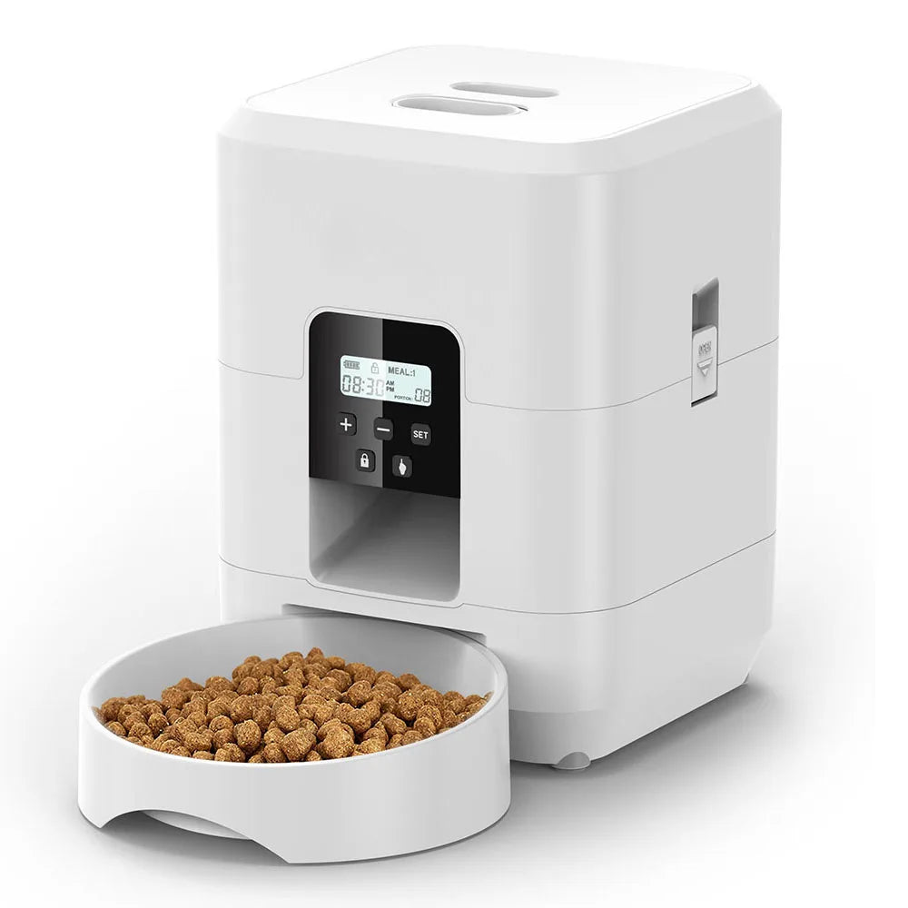 Smart Automatic Pet Feeder with Timed Meal Control and Spill Prevention