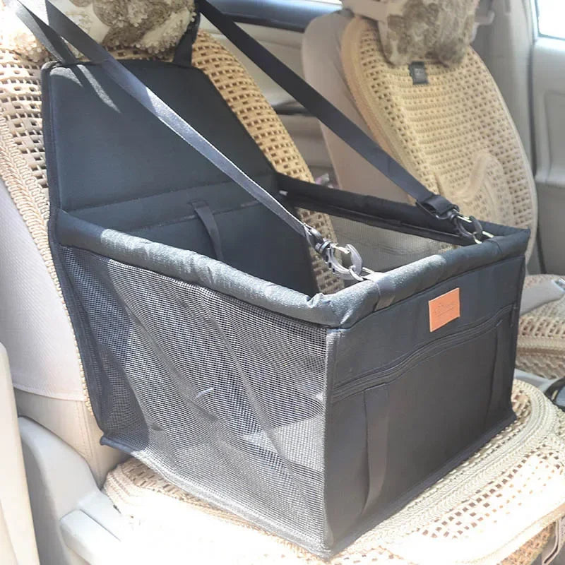 Portable Central Car Dog Seat Bed – Safe Travel Carrier for Small Pets