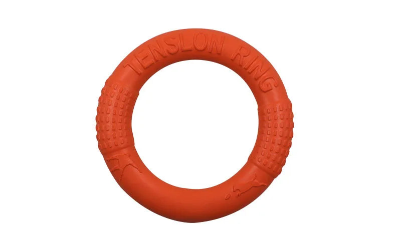 Durable Dog Flying Disk Toy – Interactive Training Ring for Aggressive Chewers – Floating Anti-Bite Pet Toy