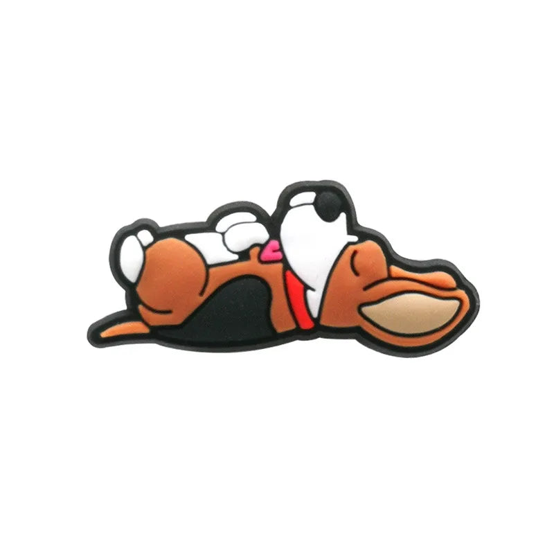 Cute Dog Shoe Charms Pins for Crocs – Fun Clog & Sandal Accessories for Kids & Women