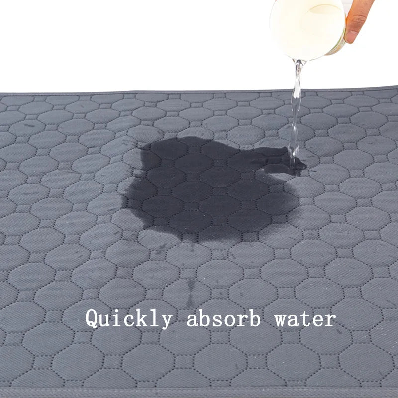 Reusable Absorbent Dog Pee Pad Blanket for Training and Car Seat Cove