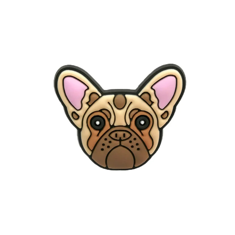 Cute Dog Shoe Charms Pins for Crocs – Fun Clog & Sandal Accessories for Kids & Women