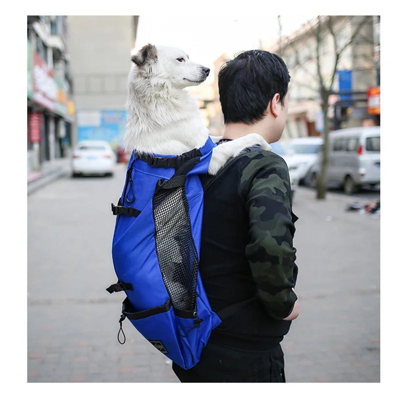 Breathable Dog Carrier Backpack – Reflective, Portable Pet Travel Bag for Cats & Small Dogs