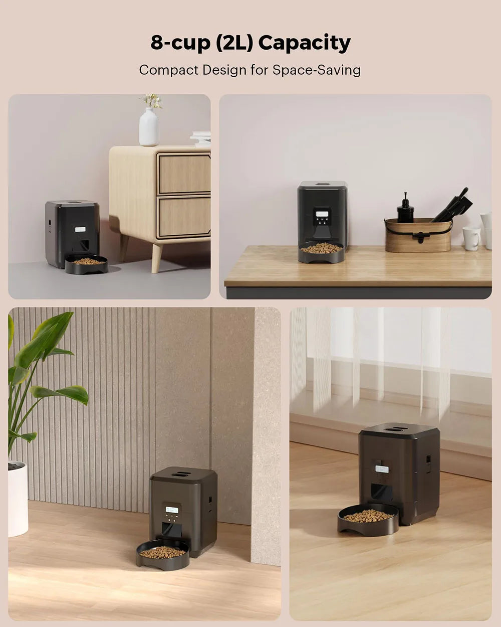 Smart Automatic Pet Feeder with Timed Meal Control and Spill Prevention