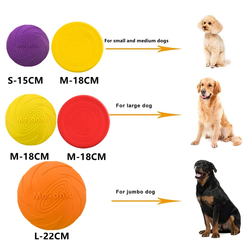 Durable Bite-Resistant Dog Flying Disc – Outdoor Training & Interactive Toy