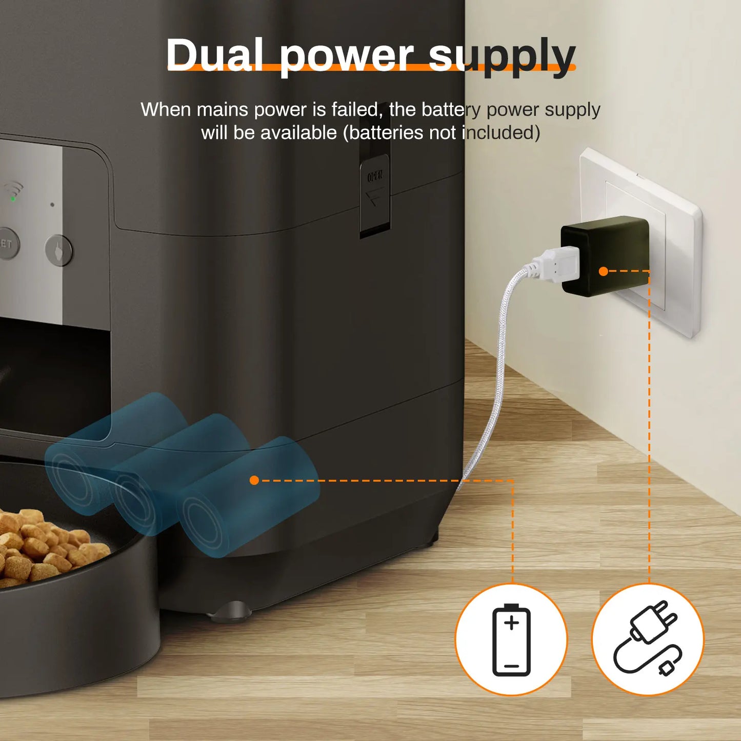 Smart Automatic Pet Feeder with Timed Meal Control and Spill Prevention