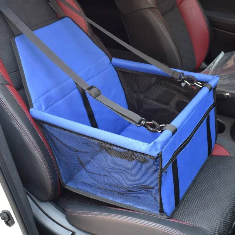 Portable Central Car Dog Seat Bed – Safe Travel Carrier for Small Pets