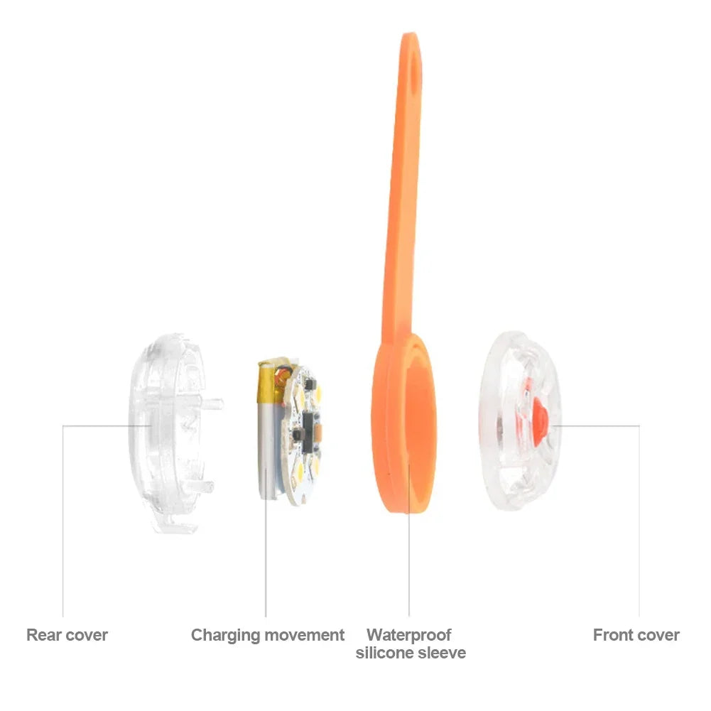 USB Rechargeable LED Safety Light Pendant for Dogs & Cats