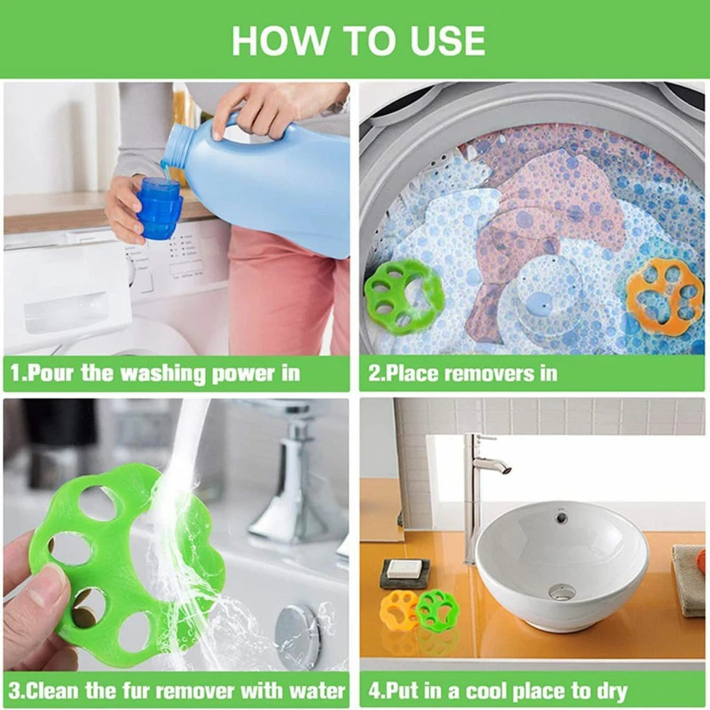 Pet Hair Remover Brush - Reusable Lint Trap