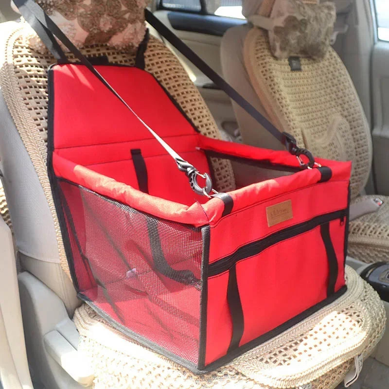 Portable Central Car Dog Seat Bed – Safe Travel Carrier for Small Pets