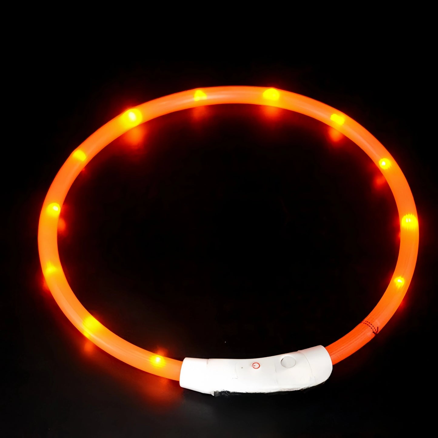 USB Rechargeable LED Dog Collar – Luminous Anti-Lost Pet Collar for Night Safety