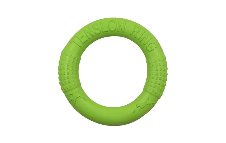 Durable Dog Flying Disk Toy – Interactive Training Ring for Aggressive Chewers – Floating Anti-Bite Pet Toy
