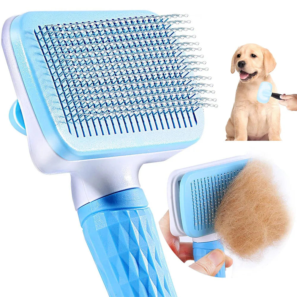 Dog Hair Remover Brush – Grooming Tool for Long Hair Pets