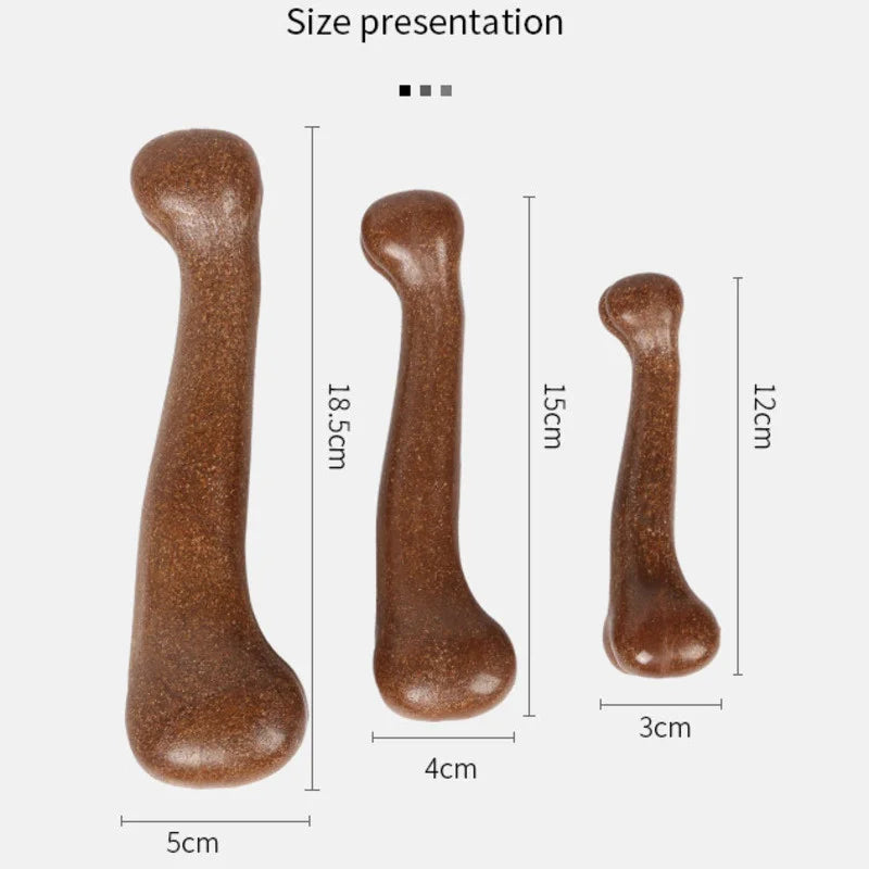 Indestructible Dog Bone Chew Toy – Natural, Non-Toxic Dental Chew for Small, Medium, and Large Dogs