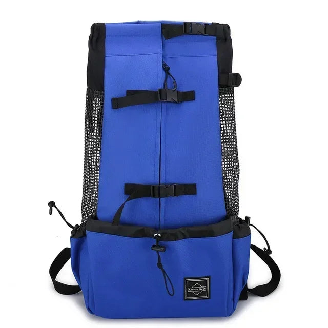 Breathable Dog Carrier Backpack – Reflective, Portable Pet Travel Bag for Cats & Small Dogs