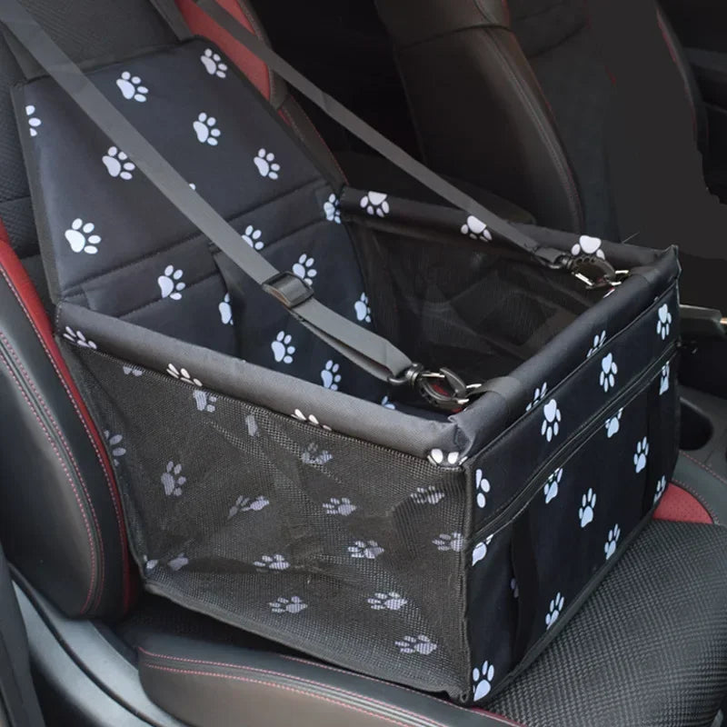 Portable Central Car Dog Seat Bed – Safe Travel Carrier for Small Pets