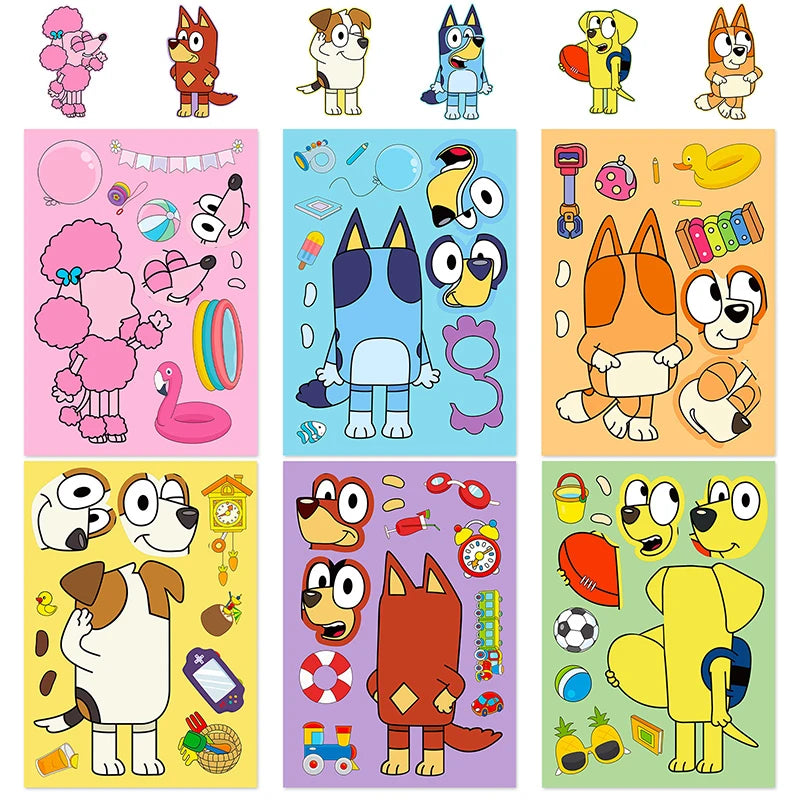 DIY Puzzle Stickers - Fun Educational Toy