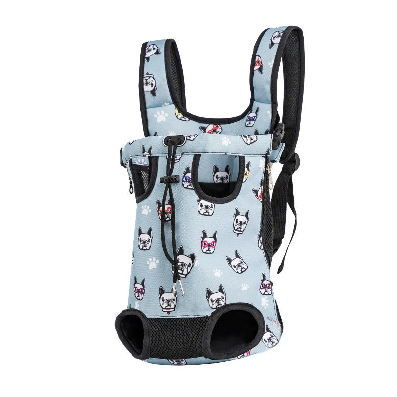 Camouflage Dog Backpack – Breathable, Adjustable Pet Carrier for Travel & Outdoor Adventures