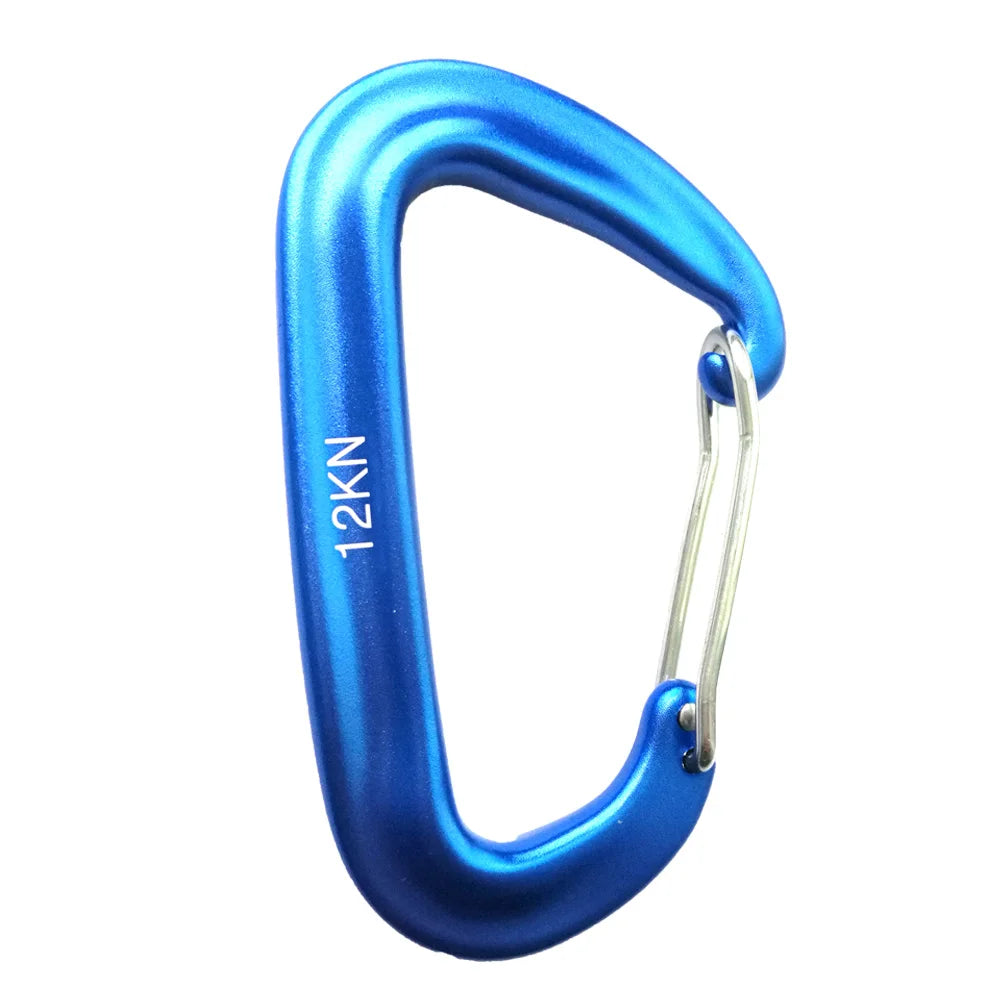 12KN Heavy-Duty Dog Safety Carabiner – Auto-Locking Clip for Leashes, Outdoor Hiking, and Camping