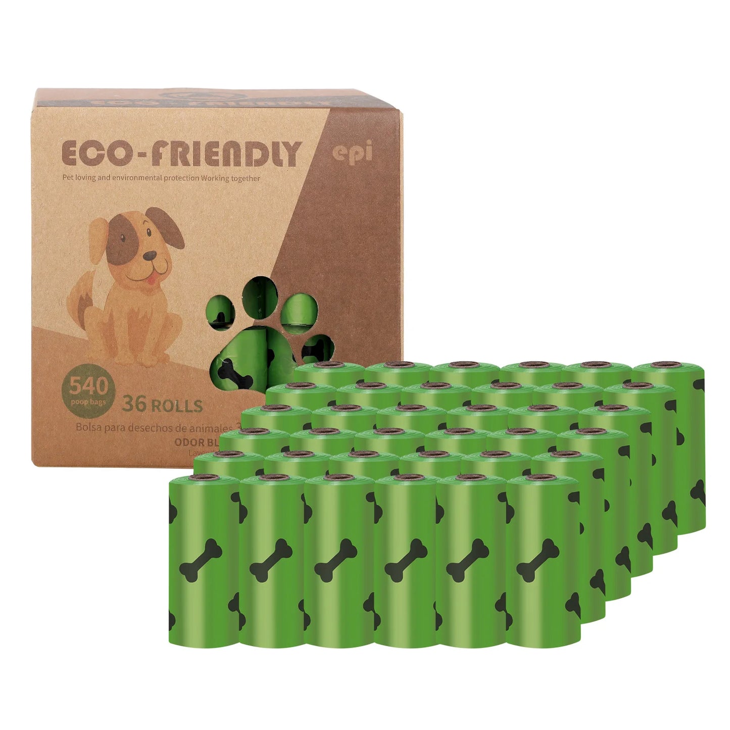 Biodegradable Dog Poop Bags with Dispenser – Eco-Friendly Pet Waste Bags