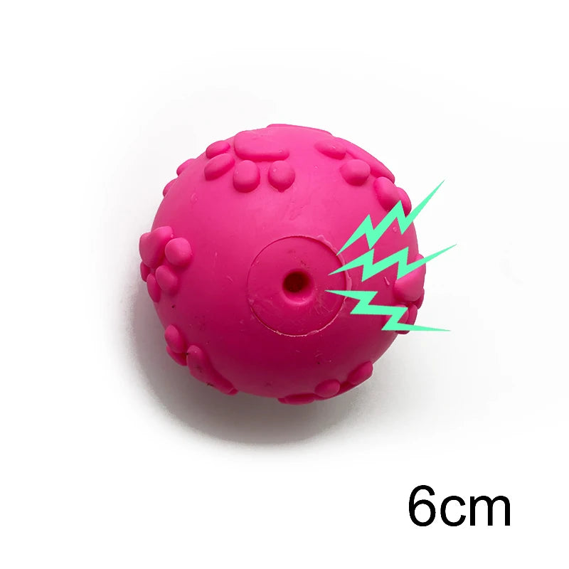 Indestructible Dog Toy for Small Dogs – Teeth Cleaning & Chew Training Ball – Durable, Non-Toxic Pet Toy