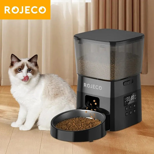 2L Automatic Pet Feeder with Portion Control and Anti-Jam Design