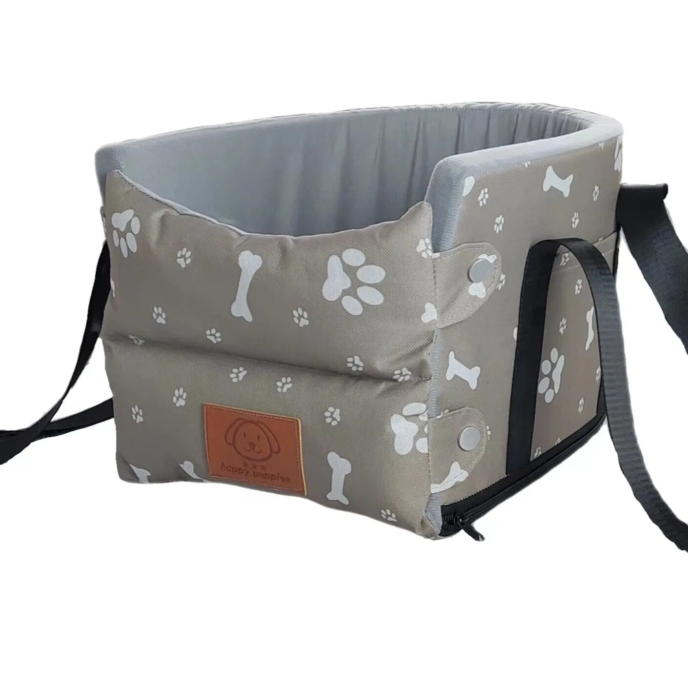 Portable Central Car Dog Seat Bed – Safe Travel Carrier for Small Pets