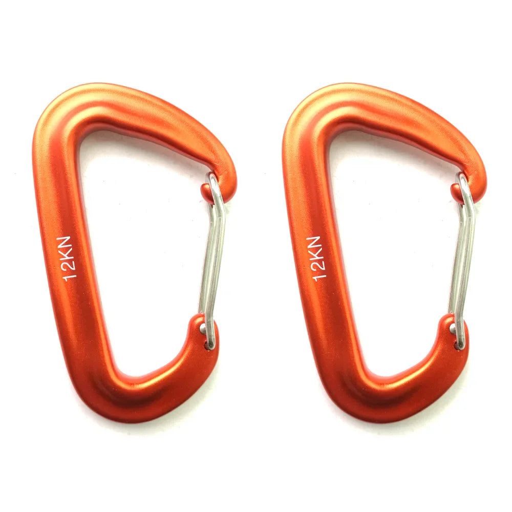 12KN Heavy-Duty Dog Safety Carabiner – Auto-Locking Clip for Leashes, Outdoor Hiking, and Camping