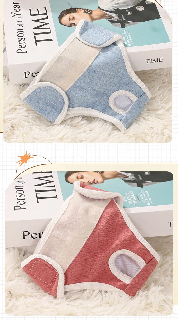 Reusable Female Dog Diaper Pants for Menstruation and Hygiene