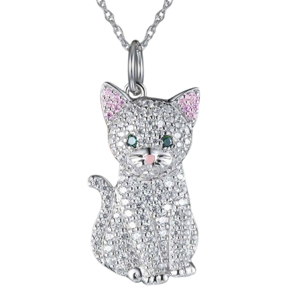 Exquisite Schnauzer Dog Pendant Necklace – Elegant Rhinestone Puppy Jewelry for Women, Perfect Gift for Dog Lovers